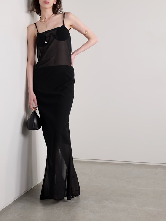 Jacquemus Dresses & Skirts - BRAND NEW Jacquemus Black Sheer Slip Dress